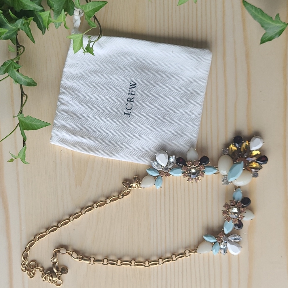 J Crew Necklace with Dust Bag